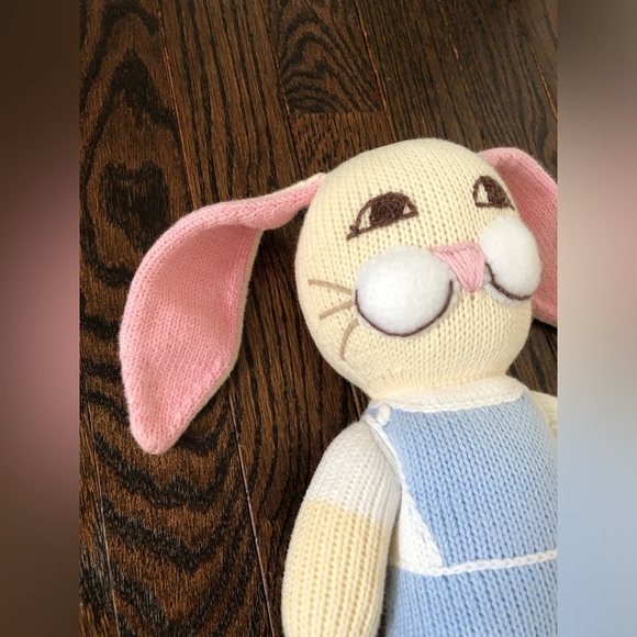 The Beaufort Bonnet Company 100% Knit Cotton 12” Length Rabbit/Bunny Plush - Picture 3 of 6